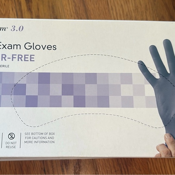 🔥5 FOR $25🔥 McKesson confiderm 3.0 Powder-Free Exam Gloves - Blue